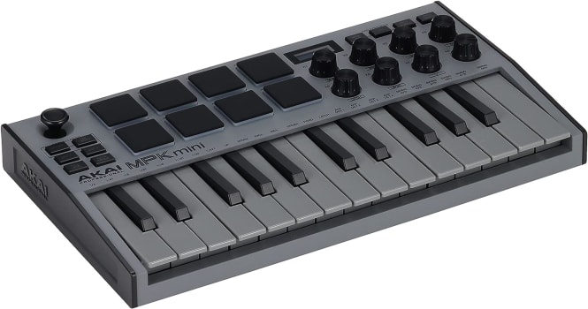 Teclado AKAI Professional MPK Mini MK3, Cinza