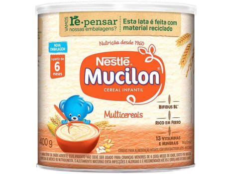 Cereal Matinal Infantil Mucilon Multicereais - 400g