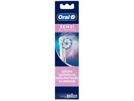 Refil para Escova de Dentes Elétrica - Oral-B Sensi Ultrafino 2 Unidades