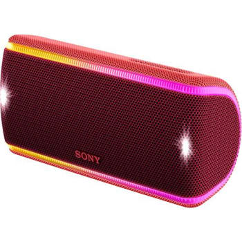Caixa de Som Bluetooth Sony Sem Fios Srs-xb31 Vermelha Entrada Auxiliar P2