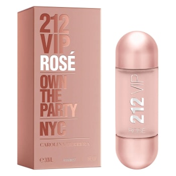 Perfume para cabelo 212 Vip Rosé Hair Mist Feminino 30ml - Incolor