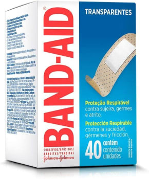 10 Caixas Curativos Adesivos Regular Band-Aid - 40 Unidades Cada