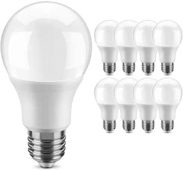 Kit 10 Lampada Led 12w Bulbo Soquete E27 Bivolt Branco Frio