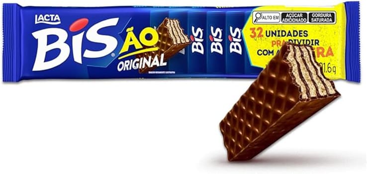 Bis Xtra Chocolate Bisão Ao Leite 201 6G