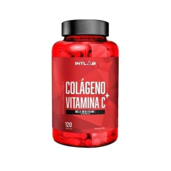 Colágeno + Vitamina C Intlab - 120 Cápsulas