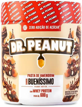 Pasta de Amendoim DR Peanut Bueníssimo 600G - Com Whey Protein