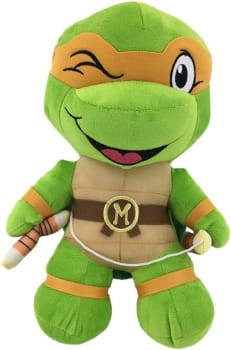 Pelucia Michelangelo Tartarugas Ninjas - Candide - Essas pelúcias são perfeitas para os fãs das Tartarugas Ninjas de todas as idades