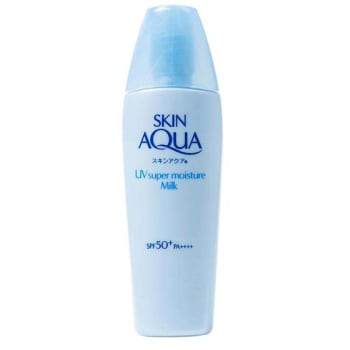 Protetor Solar Skin Aqua Super Moisture Milk FPS50 - Protetor Solar Facial - Magazine OfertaespertaLogo LuLogo Magalu