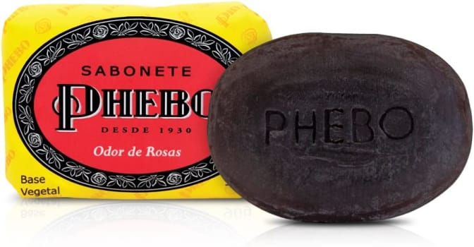 5 Unidades - Sabonete Odor de Rosas 90g Amarelo - Phebo