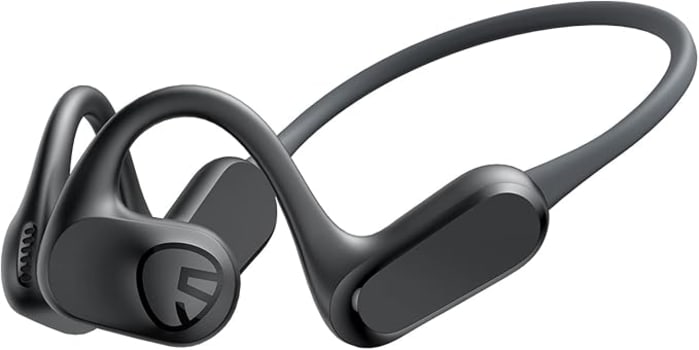 SoundPEATS RunFree Lite, Fones de ouvido abertos fone de ouvido de condução de ar, Motorista de 16,2 mm, 17 horas de reprodução, com faixa de cabeça, fones de ouvido esportivos Bluetooth 5.3