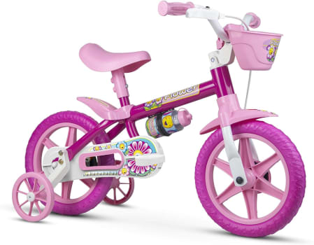 Bicicleta Menina Aro 12 Flower 11 - Nathor