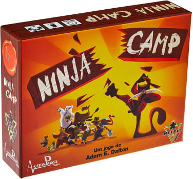 Jogo de Tabuleiro Ninja Camp - Meeple BR