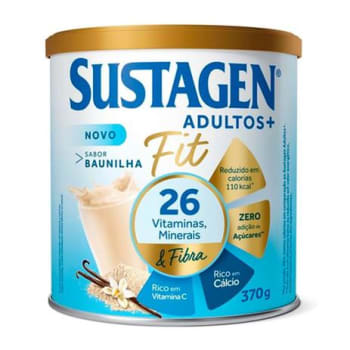 Complemento Alimentar Sustagen Adultos+ Fit Sabor Baunilha Lata 370g - Magazine Ofertaesperta