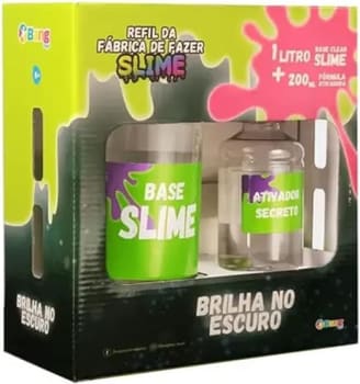 Base e Ativador Slime 1 litro Fábrica de Slime Bang Toys