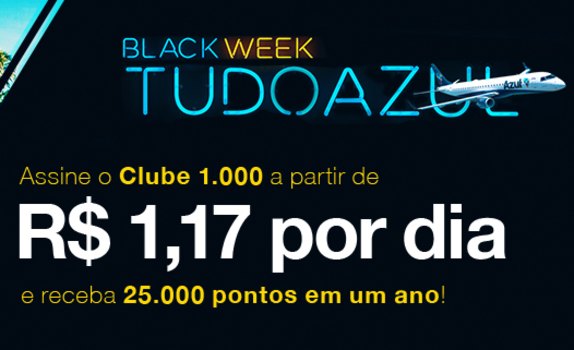 Clube TudoAzul 1.000 dando Mais que o DOBRO de Pontos!