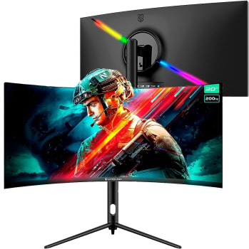 Monitor Gamer Ultrawide Curvo Safe Gamer 30'' WFHD 200Hz 1MS HDMI DP VA Adaptive-sync Preto