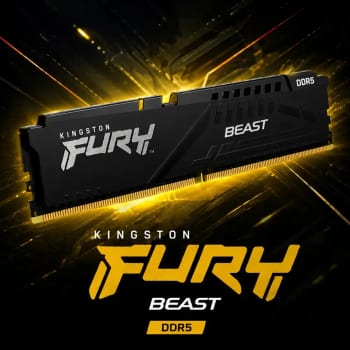 Memória Kingston Fury Beast Ddr5 16gb 5200mhz Kf552c40bb-16