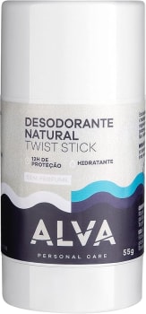 Desodorante Natural Twist Sem Perfume 55g - Alva