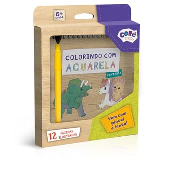 Toyster - Colorindo com aquarela - Fantasia - Coré