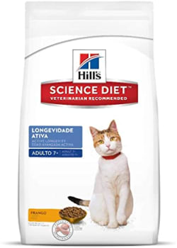 Ração Hill's Science Diet para Gatos 7+ Adultos - 7,5kg