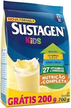 Sustagen Kids Complemento Alimentar Sabor Baunilha - Sachê 700G