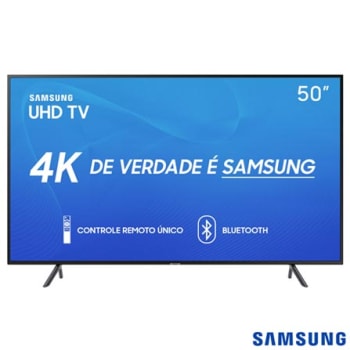 Smart TV 4K Samsung LED 50” com Visual Livre de Cabos, HDR Premium, Controle Remoto Único e Wi-Fi - UN50RU7100GXZD - SGUN50RU7100_PRD