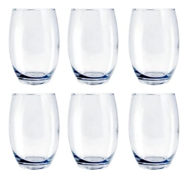 Conjunto de 6 Copos Vidro 450ml Califórnia Praticasa Transparente