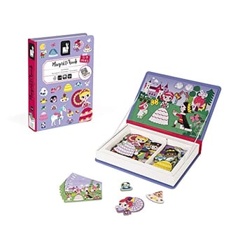 Livro Magnético Princesas - 63 Peças, Janod