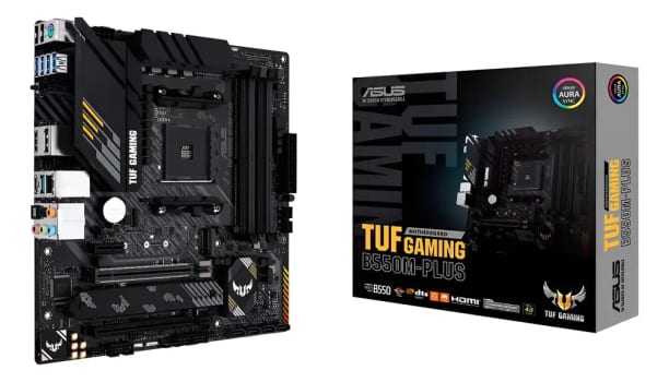 Placa Mãe Asus Tuf Gaming B550m-plus B550 Amd Am4 Matx Ddr4