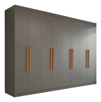 Guarda Roupa Casal 8 Portas 4 Gavetas Paris Espresso Móveis Onix