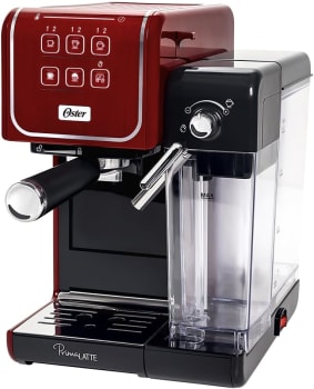 Cafeteira Espresso Oster PrimaLatte Touch Red BVSTEM6801R, 110V ou 220V