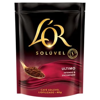 CAFÉ LOR SOLÚVEL ULTIMO POUCH 40G