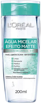 Agua Micelar L'Oréal Paris Efeito Matte - 200ml