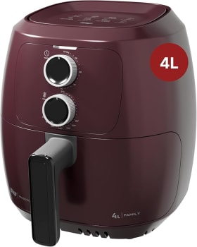 WAP Fritadeira Elétrica Air Fryer FAMILY WAFF2-V 4 Litros, Vermelho, Revestimento Antiaderente, 1500W 220V