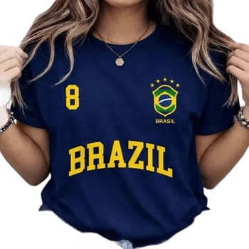 Vestido Manga Curta T-shirt Casual Listrado Algodão Básico