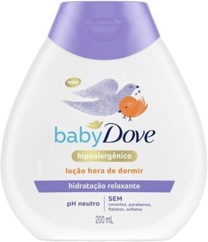 Loção Corporal Hidratação Relaxante Dove Baby Hora de Dormir Frasco 200ml, Baby Dove