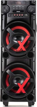 Amvox Caixa de Som Amplificada ACA 1000 New X SFM - 1000W RMS, Bluetooth, Amplificador Digital, Equalizador, USB