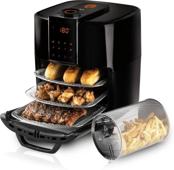 Fritadeira Elétrica Masterchef Oven By Mallory 12 Litros Com 1700W, Paneil LED, Multi Função Air Fryer, Forno E Desidratador – 127V