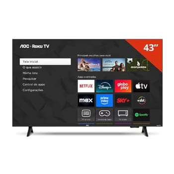 TV AOC Smart 43" Roku TV Full HD 43S5155/78G