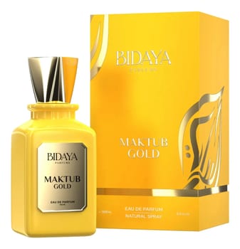 Perfume Árabe Maktub Gold 100ml Bidaya Eau De Parfum