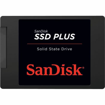 SSD Plus 480Gb, SanDisk, Armazenamento interno SSD, Preto
