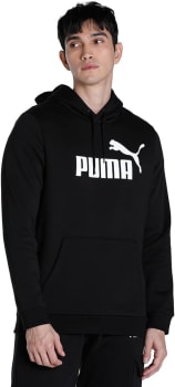 Moletom Masculino Puma Big Logo FL, Tamanho P (Preto)