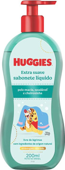 Sabonete Líquido Huggies Extra Suave - 200ml