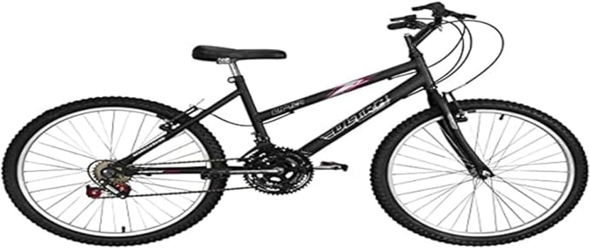 Bicicleta Ultra Bike Feminina Infantil Aro 24 18 Marchas BMF24-01PTF