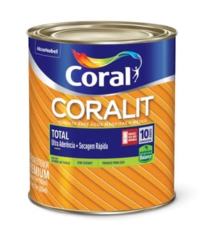 Coralit Total Brilhante Tabaco 900ML - Coral