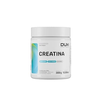 Creatina Monohidratada Sem Sabor - Pote 300g - Suplementação Treino Academia, Ganho Muscular Hipertrofia, Força Energia Resistência, Suplementos