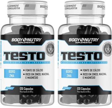 Kit 2x Testo 120 capsulas Vitaminas e Minerais com Boro