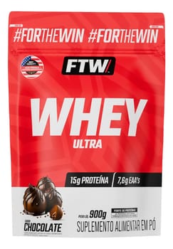 Whey Protein Ultra Refil 900g Sabor Chocolate - FTW