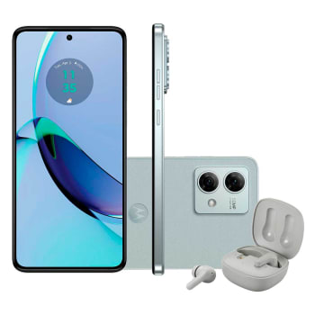 Kit Motorola Moto G84 + Moto Buds 135 - 5G 256GB + 8 GB RAM - Leather Tela 6,55" Poled Bateria 5000 mAh Azul