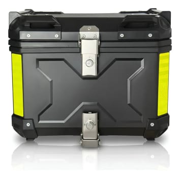 Baú de Moto Rocket Adventure 45L em Plástico ABS Universal Preto